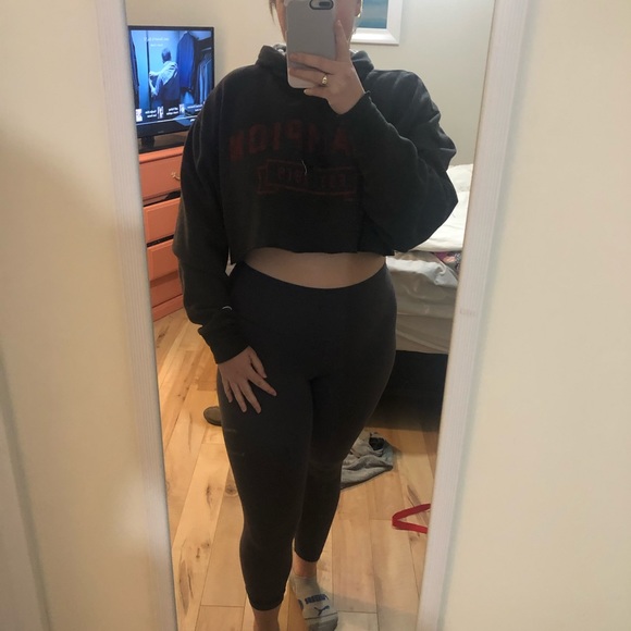 Vintage champion cropped hoodie - Picture 1 of 4